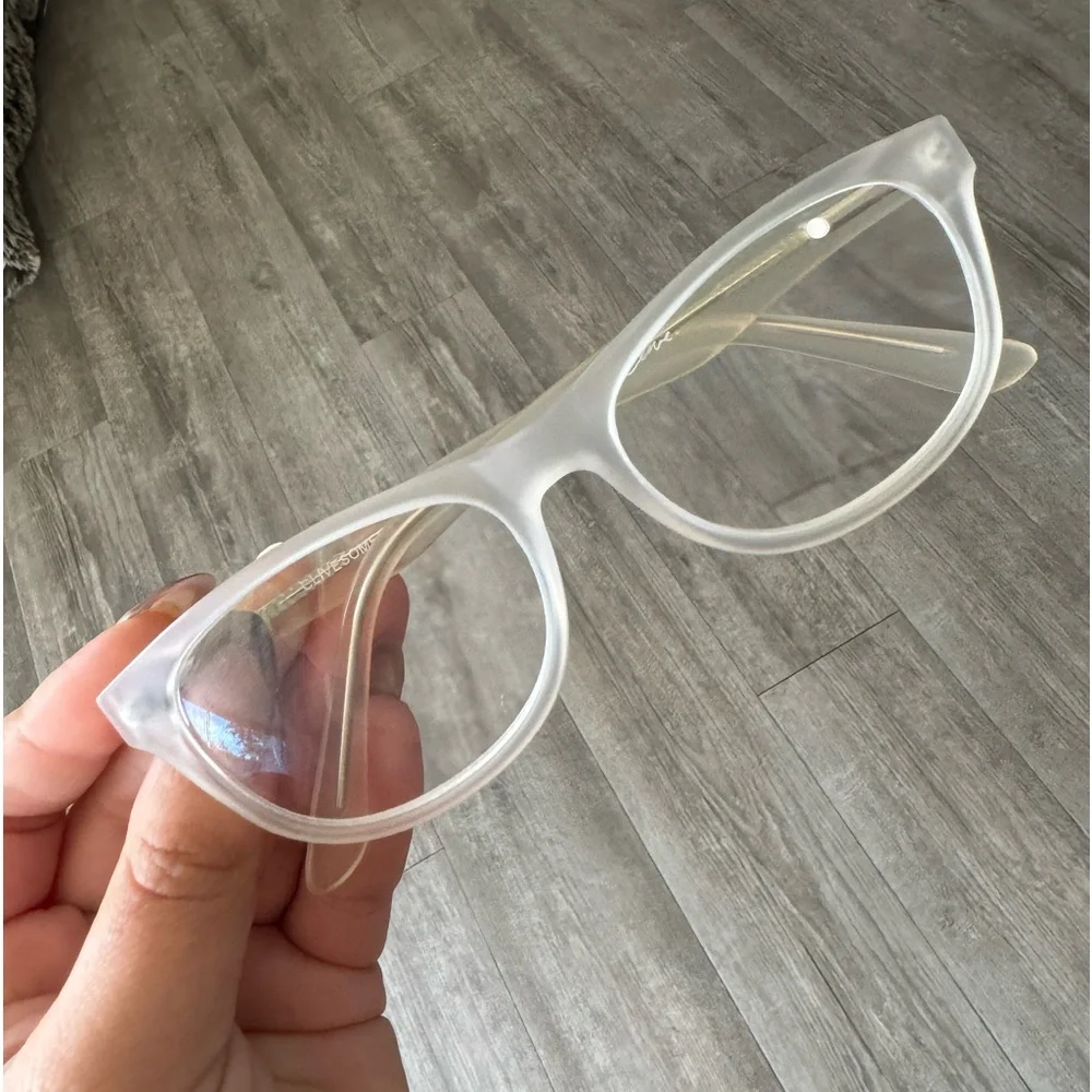 BUNDLE 2 ITEMS FOR $8✨ OLIVE transparent prescription glasses 🤍